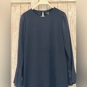 Theory Long Sleeve Black Dress